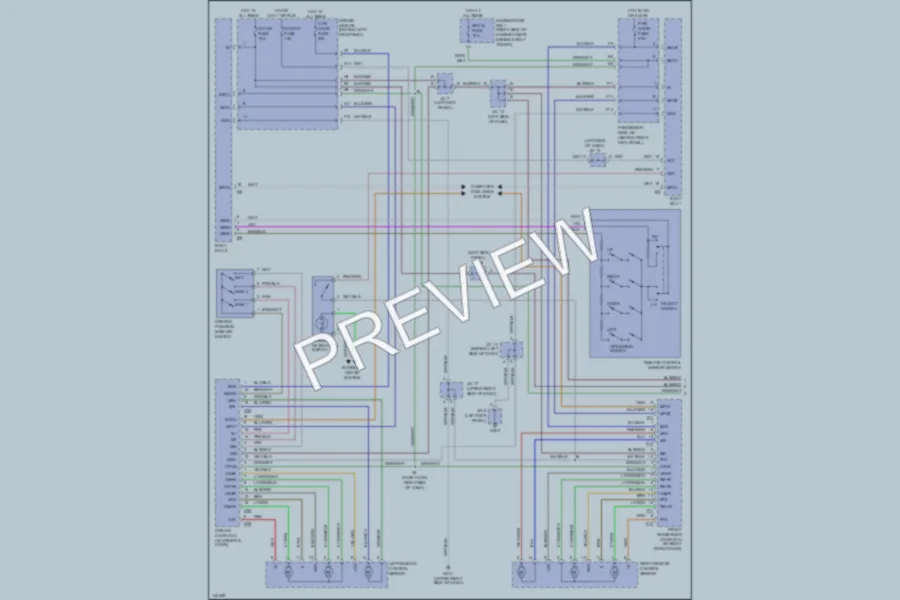 2001 Lexus GS430 Memory Systems wiring diagram preview