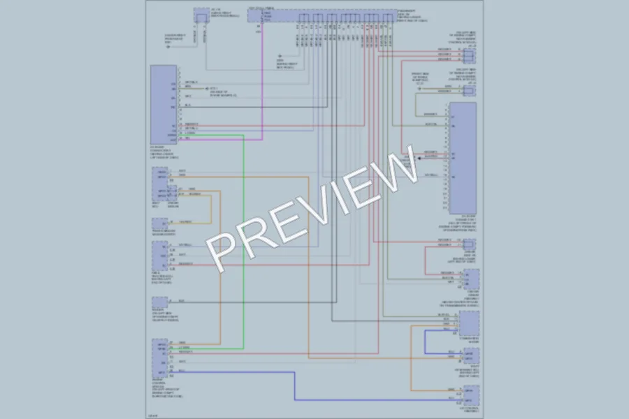 2001 Lexus IS300 Computer Data Lines wiring diagram preview