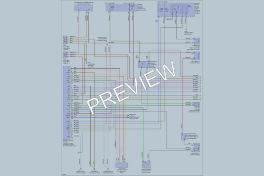 2001 Lexus IS300 Cruise Control wiring diagram preview