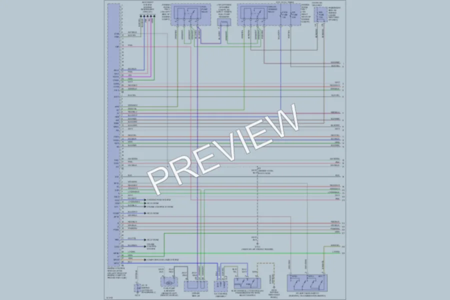2001 Lexus IS300 Engine Performance wiring diagram preview