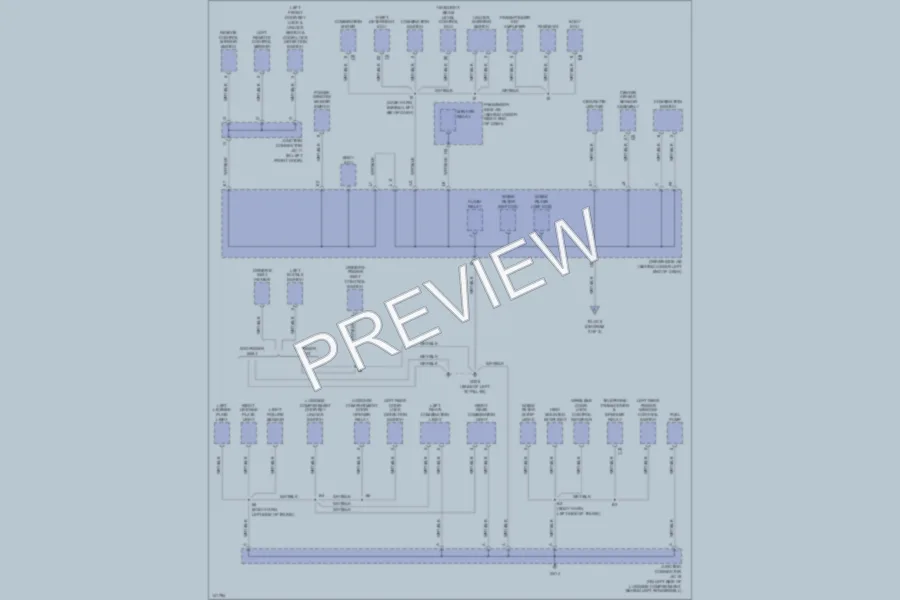 2001 Lexus IS300 Ground Distribution wiring diagram preview
