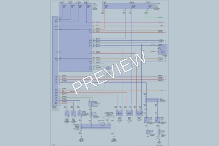 2001 Lexus IS300 Interior Lights wiring diagram preview