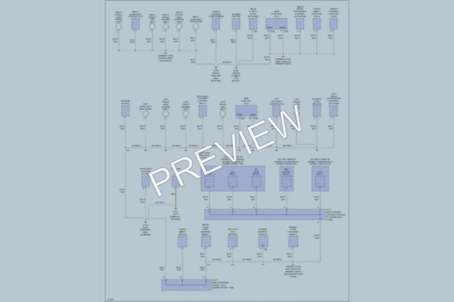 2001 Lexus LS430 Ground Distribution wiring diagram preview