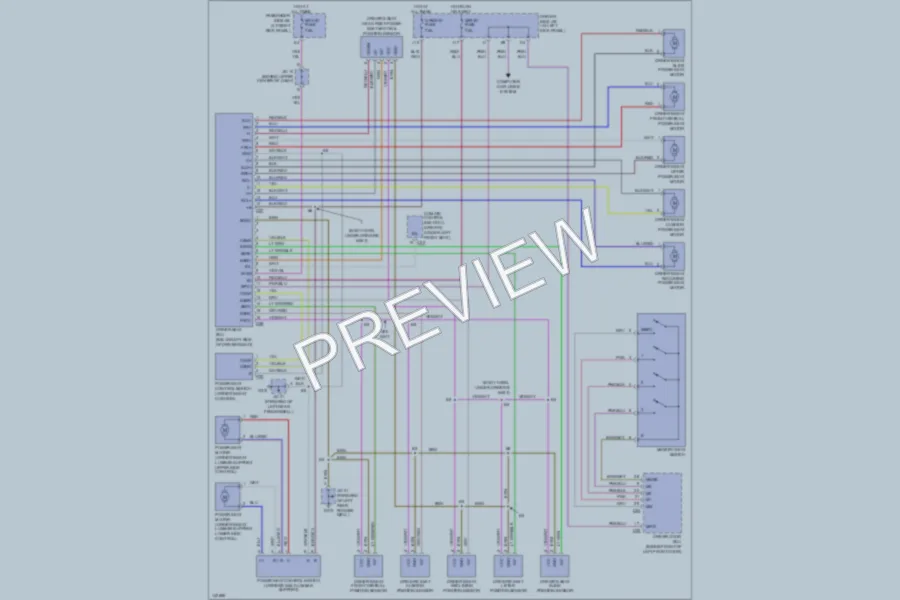 2001 Lexus LS430 Memory Systems wiring diagram preview