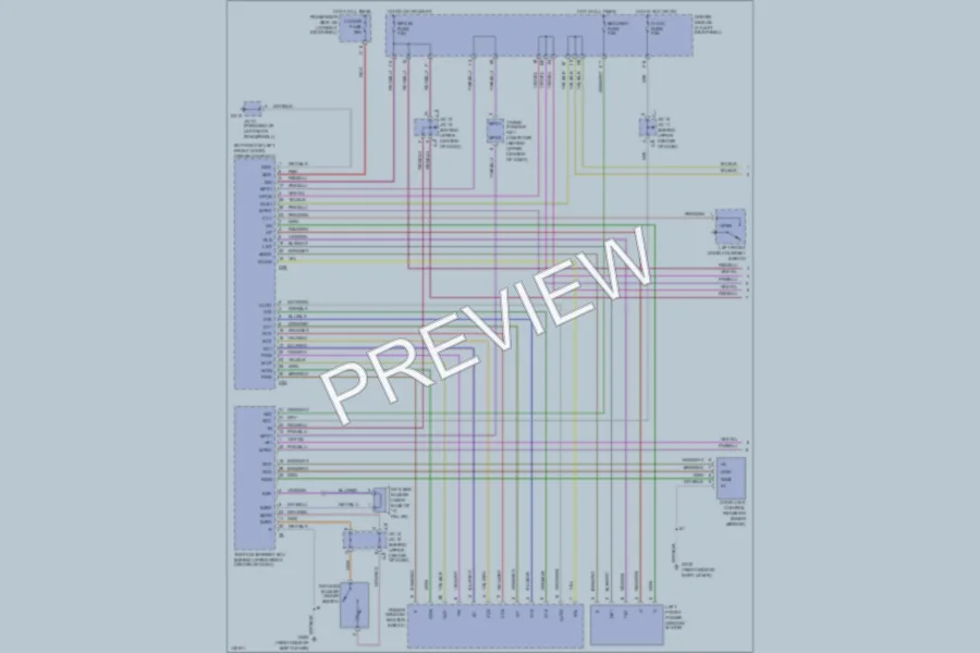 2001 Lexus LS430 Power Windows wiring diagram preview