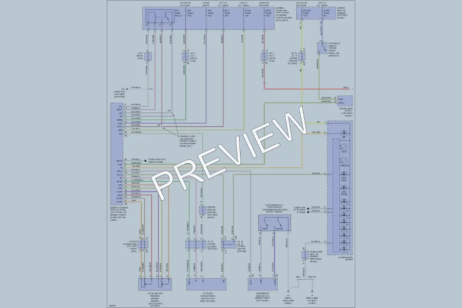 2001 Lexus LS430 Transmission wiring diagram preview