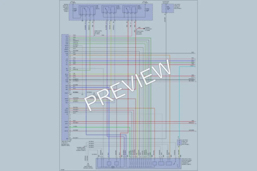 2001 Lexus LX470 Anti Lock Brakes wiring diagram preview