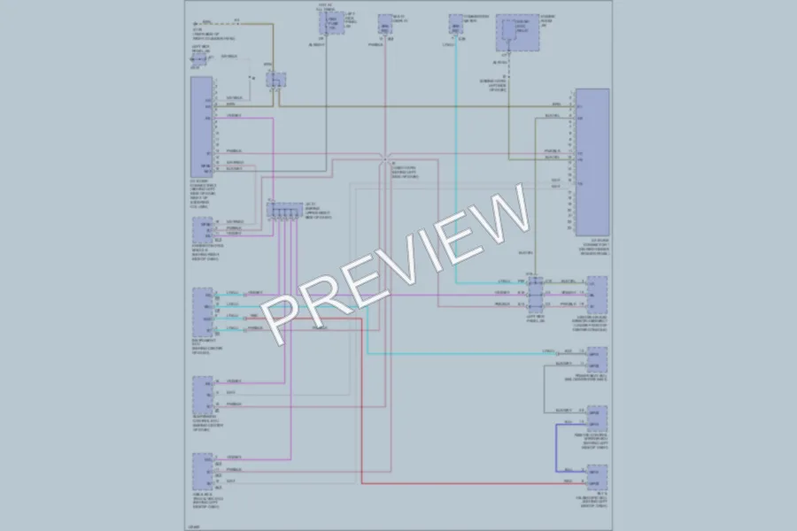 2001 Lexus LX470 Computer Data Lines wiring diagram preview