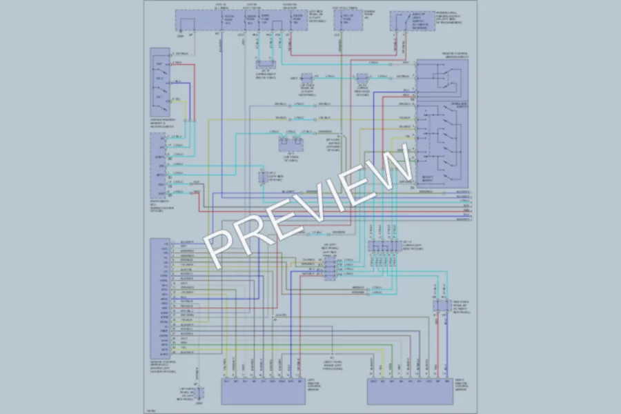 2001 Lexus LX470 Memory Systems wiring diagram preview