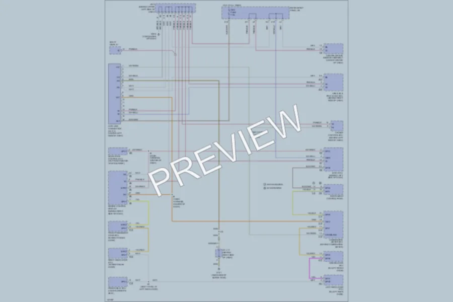 2001 Lexus RX300 Computer Data Lines wiring diagram preview
