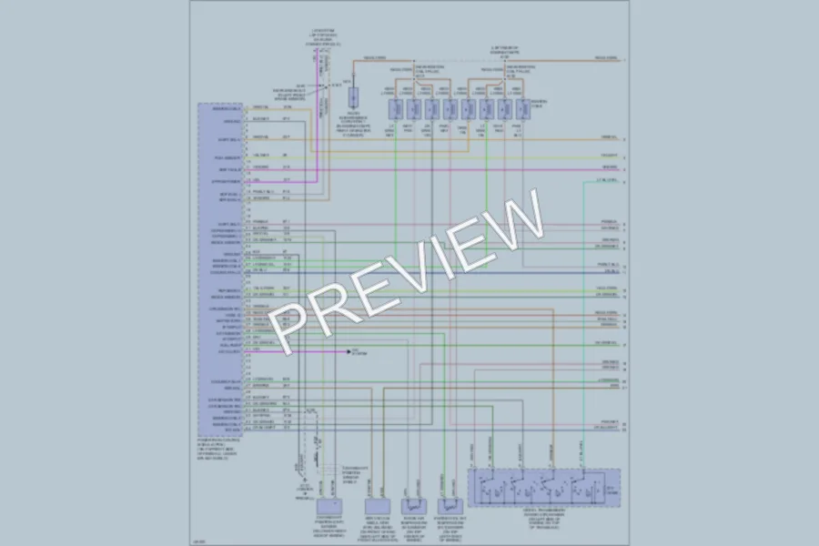 2001 Lincoln Continental Engine Performance wiring diagram preview