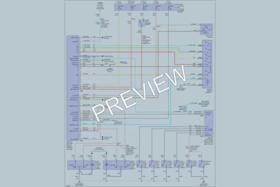 2001 Lincoln Navigator Anti Theft wiring diagram preview