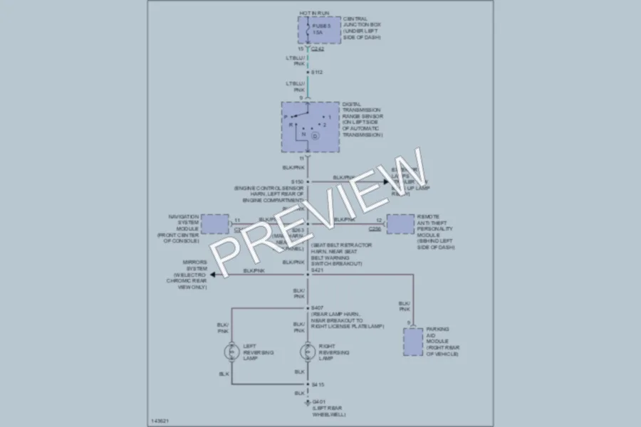 2001 Lincoln Navigator Exterior Lights wiring diagram preview