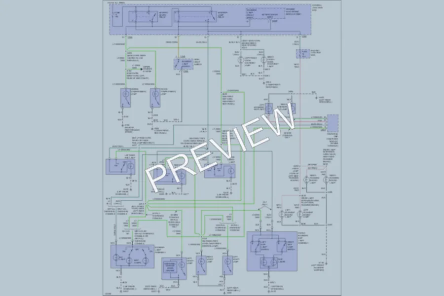 2001 Lincoln Navigator Interior Lights wiring diagram preview