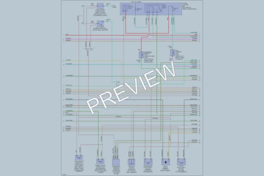 2001 Mazda B4000 Engine Performance wiring diagram preview