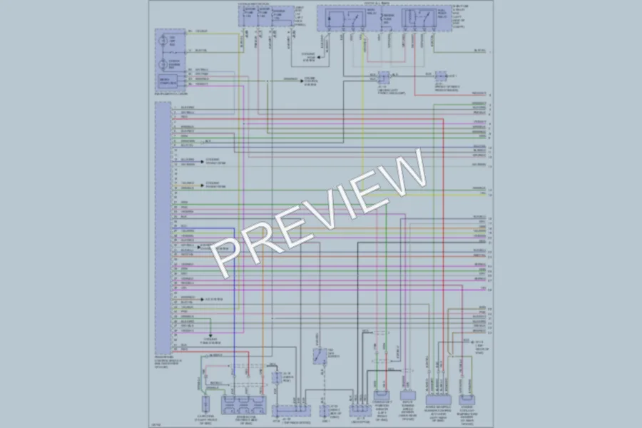 2001 Mazda MPV Engine Performance wiring diagram preview
