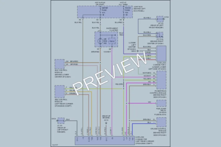 2001 Mazda Protege Computer Data Lines wiring diagram preview