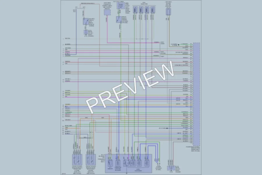 2001 Mazda Protege Engine Performance wiring diagram preview
