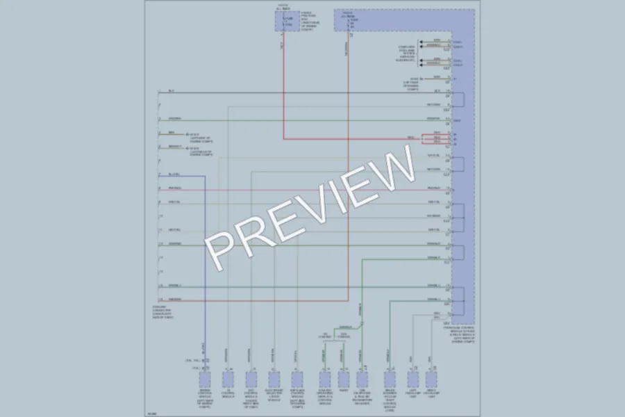 2001 MercedesBenz C320 Computer Data Lines wiring diagram preview