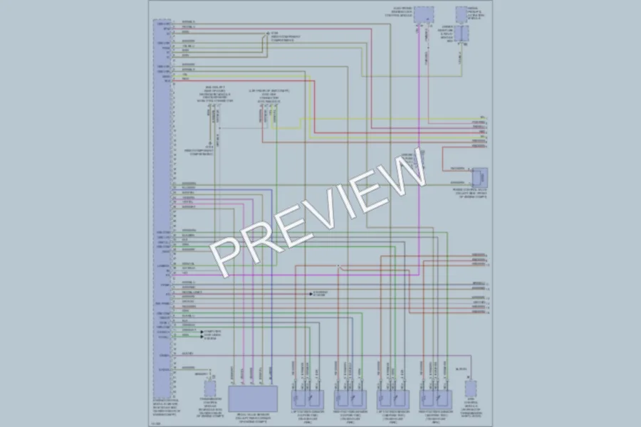 2001 MercedesBenz E320 Engine Performance wiring diagram preview