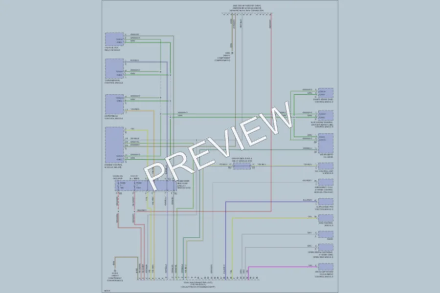 2001 MercedesBenz E430 Computer Data Lines wiring diagram preview