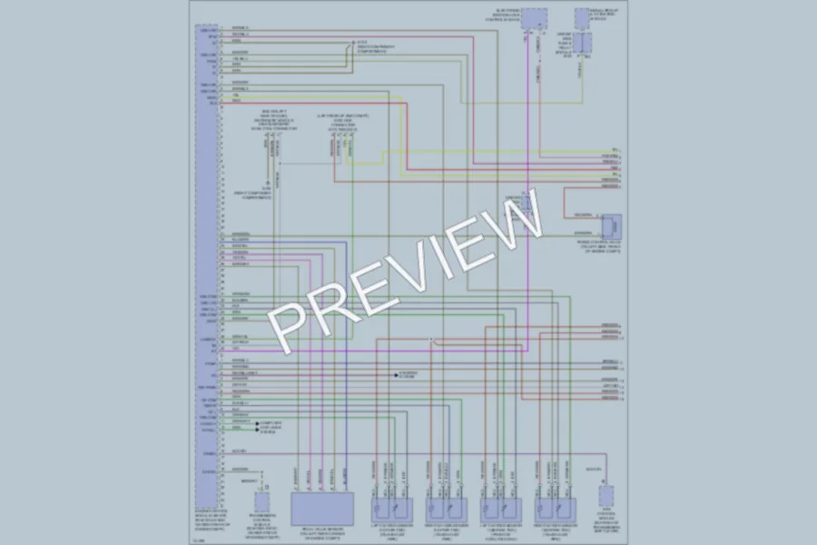 2001 MercedesBenz E430 Engine Performance wiring diagram preview