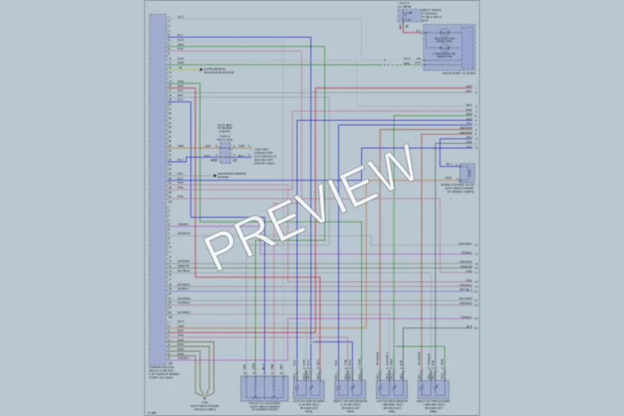 2001 MercedesBenz ML320 Engine Performance wiring diagram preview