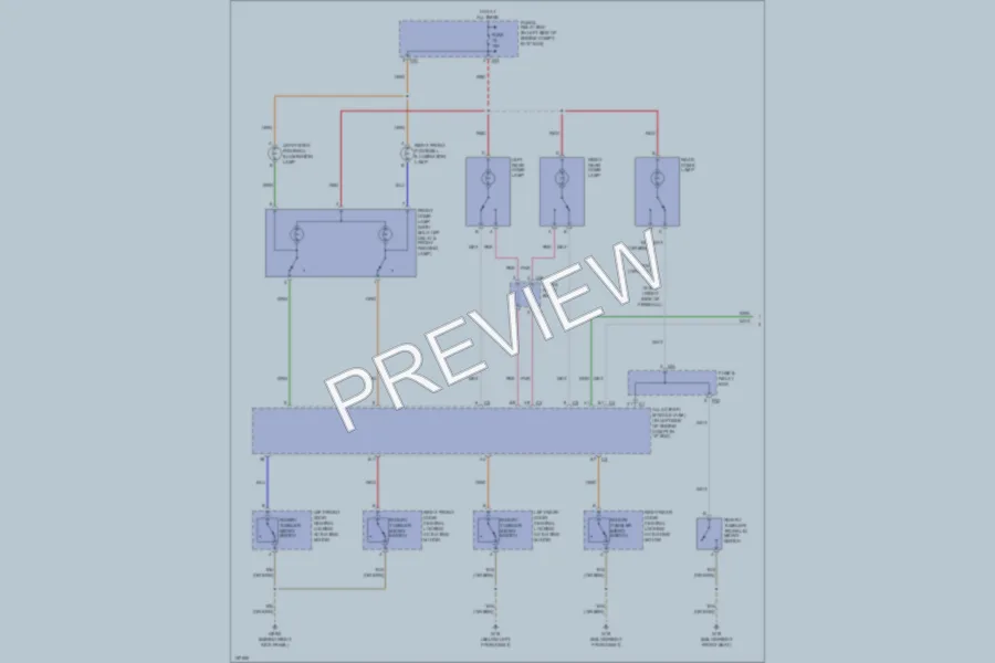 2001 MercedesBenz ML320 Interior Lights wiring diagram preview