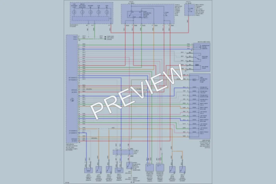 2001 MercedesBenz ML430 Anti Lock Brakes wiring diagram preview