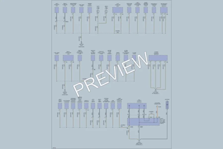 2001 MercedesBenz ML430 Ground Distribution wiring diagram preview