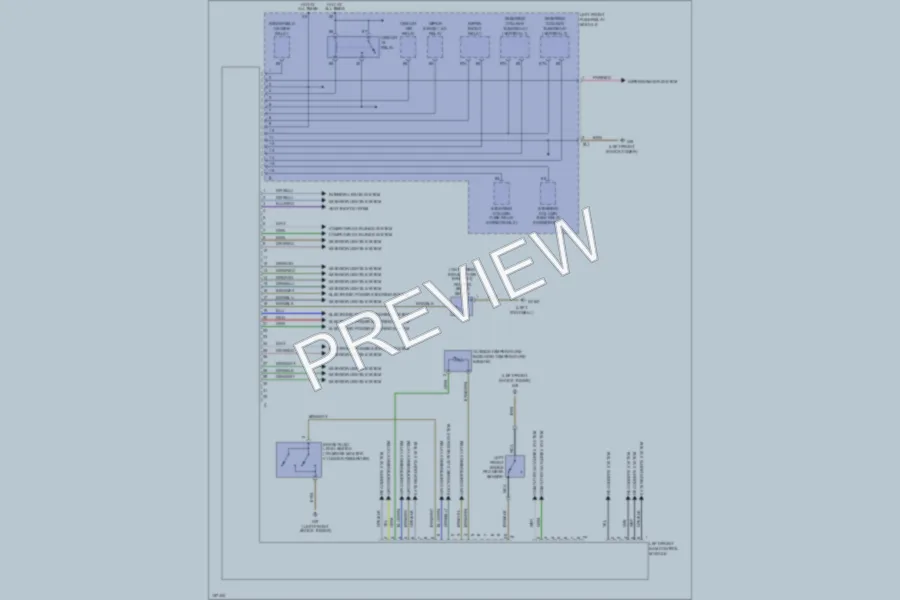 2001 MercedesBenz S500 Body Control Modules wiring diagram preview