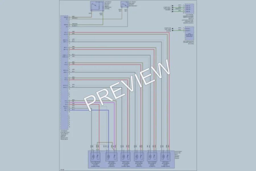 2001 MercedesBenz S500 Memory Systems wiring diagram preview