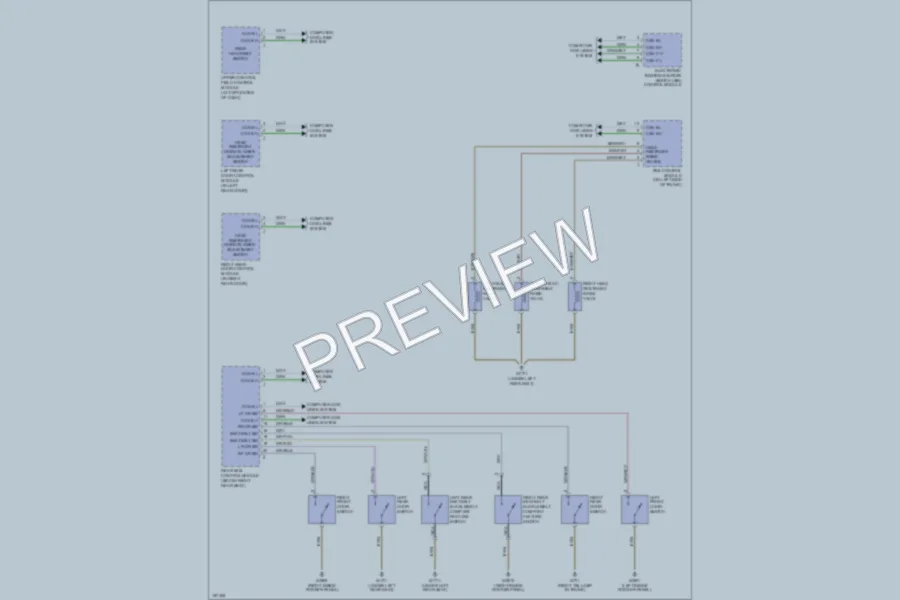 2001 MercedesBenz S500 Power Seats wiring diagram preview