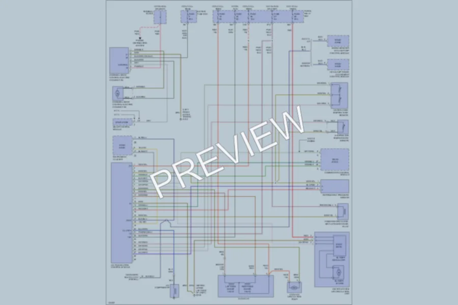 2001 MercedesBenz SLK230 Air Conditioning wiring diagram preview
