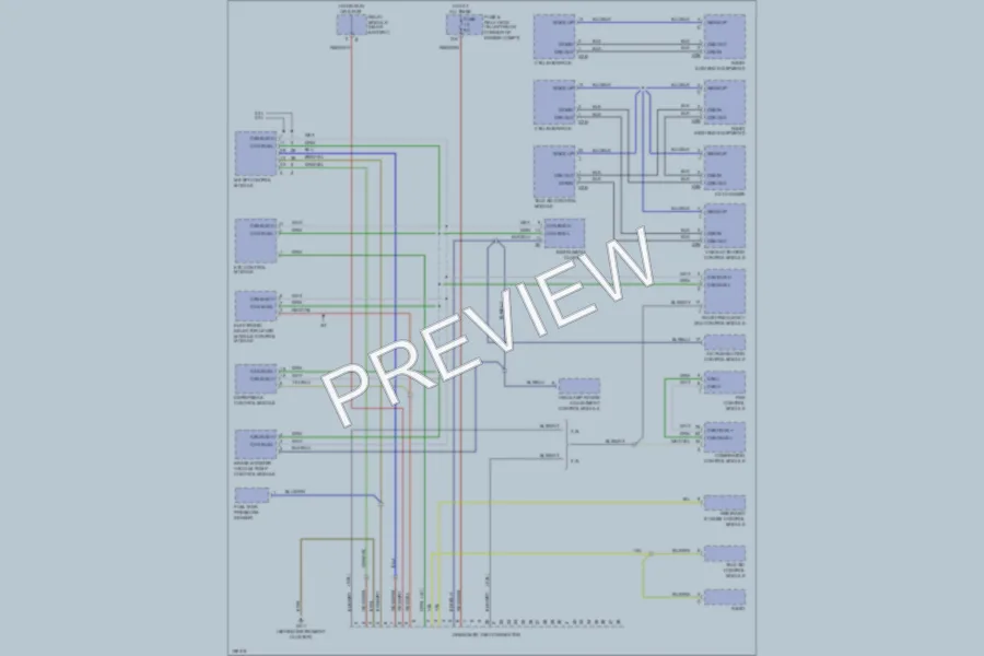 2001 MercedesBenz SLK230 Computer Data Lines wiring diagram preview