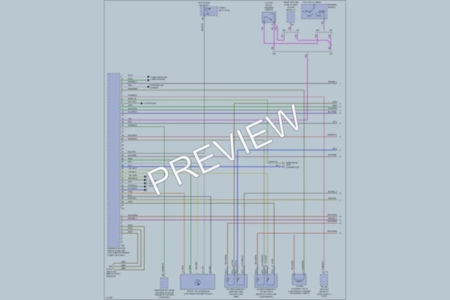 2001 MercedesBenz SLK230 Engine Performance wiring diagram preview