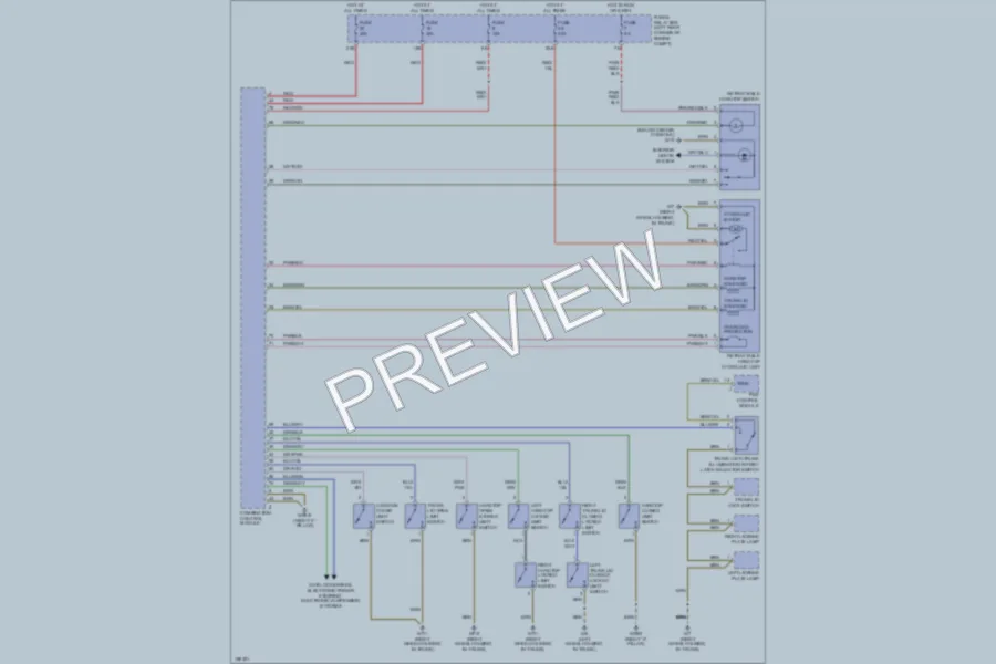 2001 MercedesBenz SLK320 Power Top Sunroof wiring diagram preview