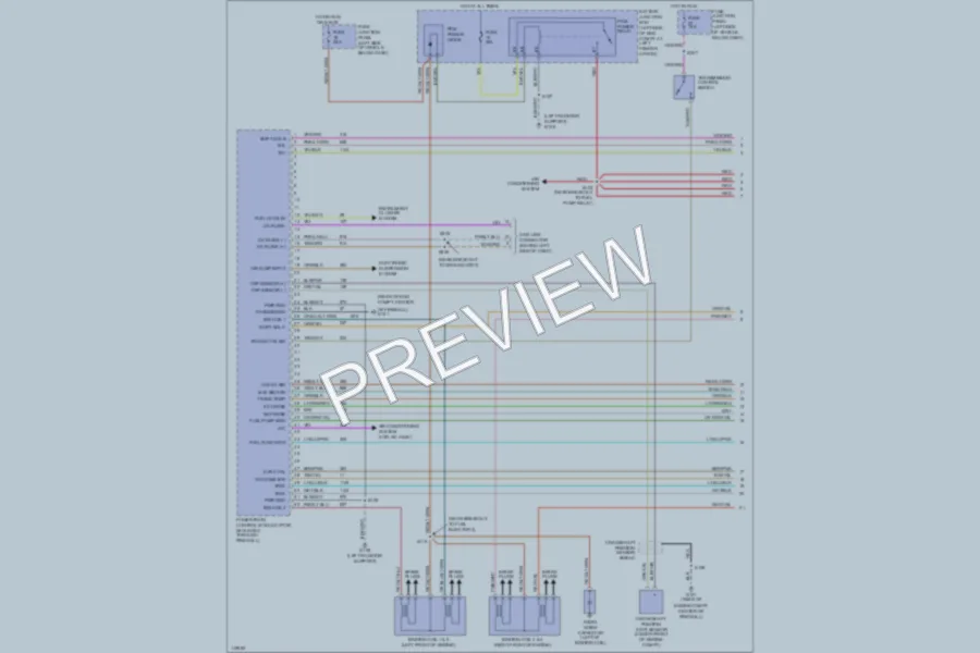 2001 Mercury Mountaineer Engine Performance wiring diagram preview