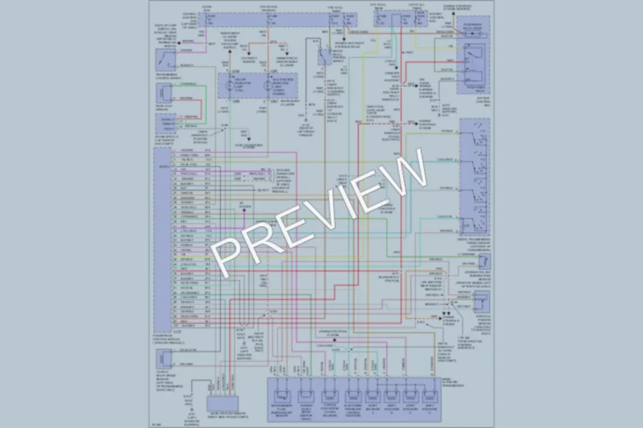 2001 Mercury Mountaineer Transmission wiring diagram preview