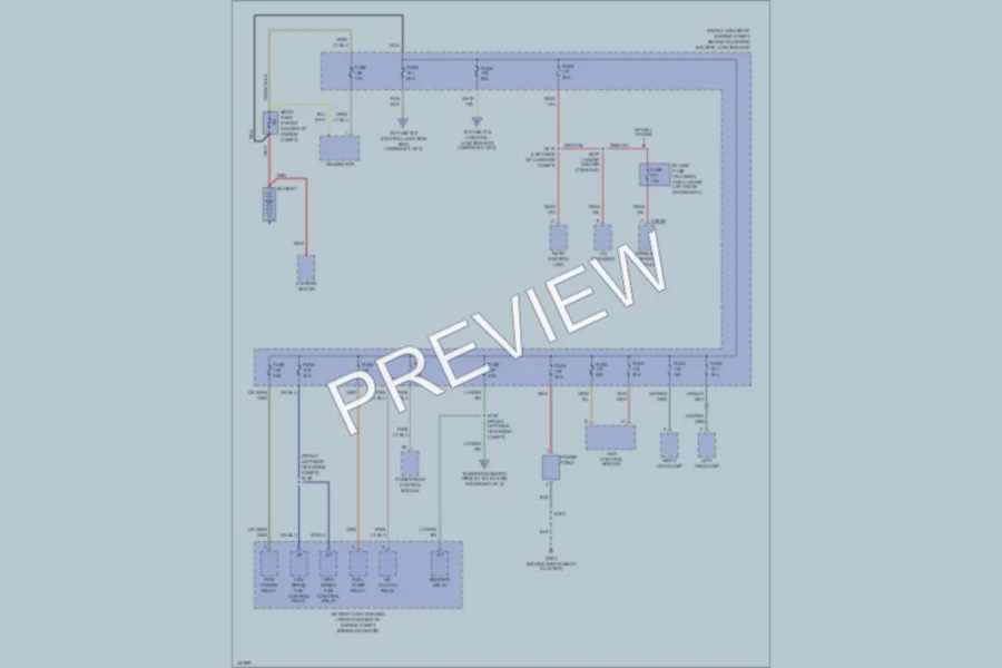 2001 Mercury Sable Power Distribution wiring diagram preview