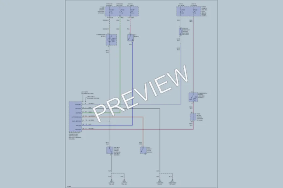 2001 Nissan Altima Warning Systems wiring diagram preview