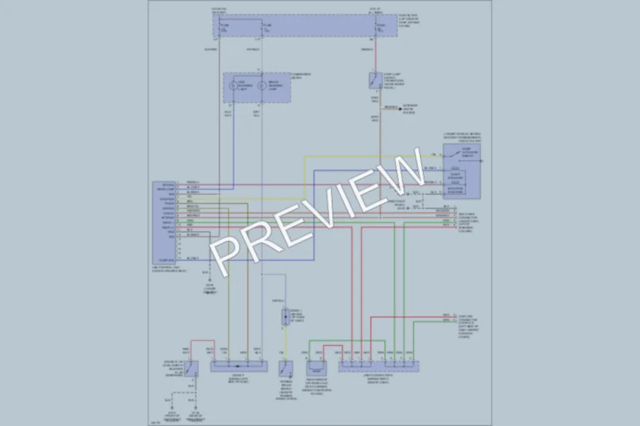2001 Nissan Frontier Anti Lock Brakes wiring diagram preview