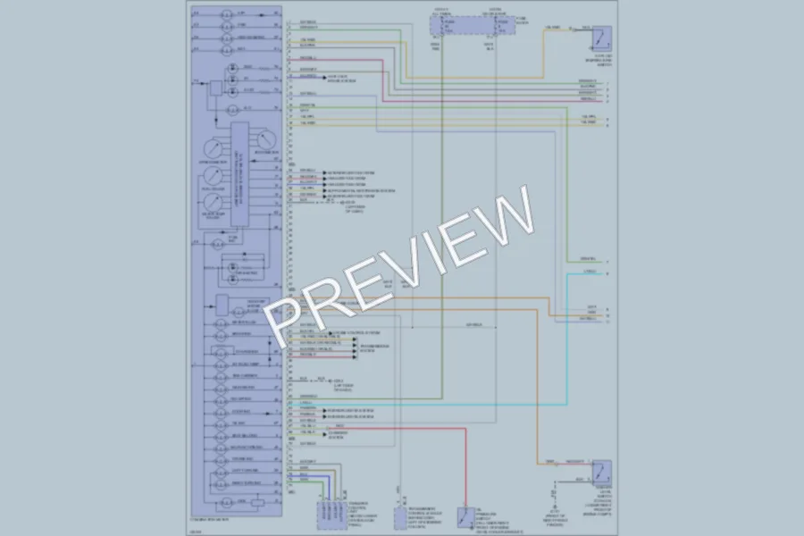 2001 Nissan Pathfinder Instrument Cluster wiring diagram preview