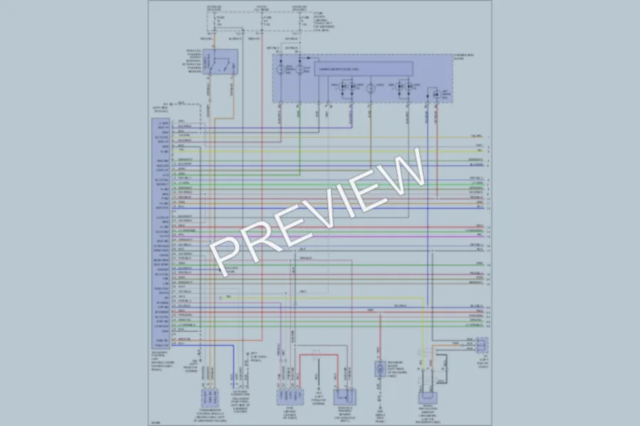 2001 Nissan Pathfinder Transmission wiring diagram preview