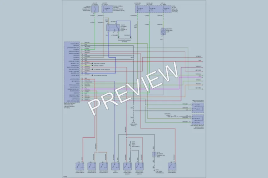 2001 Nissan Quest Anti Theft wiring diagram preview