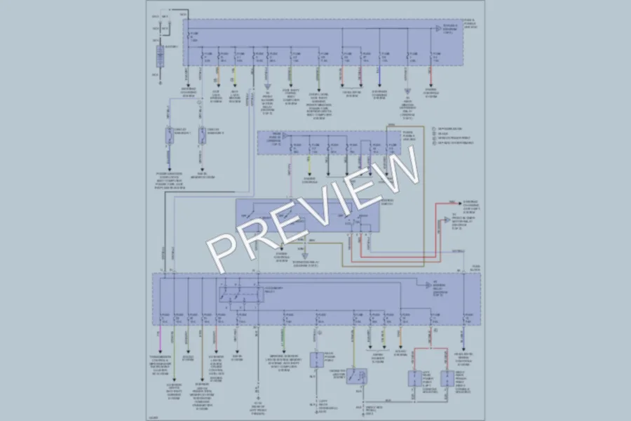 2001 Nissan Quest Power Distribution wiring diagram preview