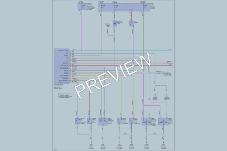 2001 Nissan Sentra Anti Theft wiring diagram preview