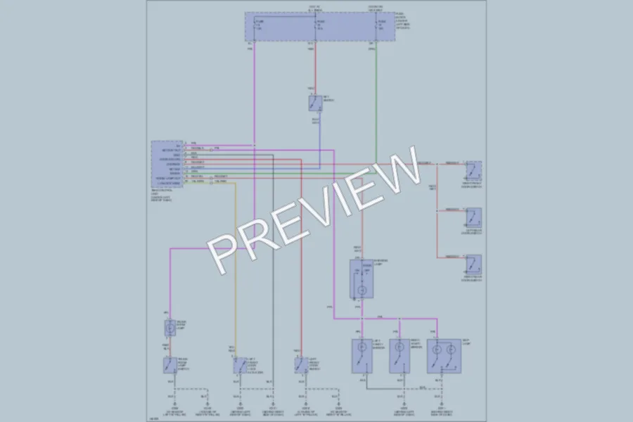 2001 Nissan Sentra Interior Lights wiring diagram preview