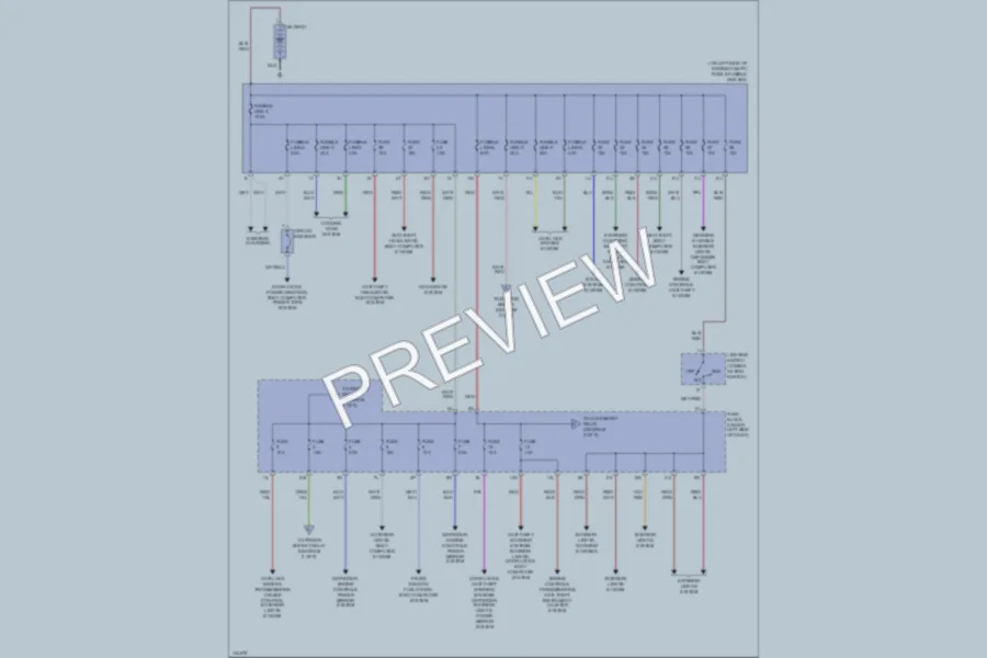 2001 Nissan Sentra Power Distribution wiring diagram preview