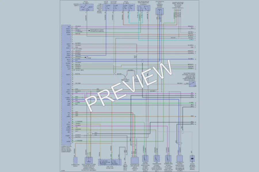 2001 Nissan Xterra Engine Performance wiring diagram preview